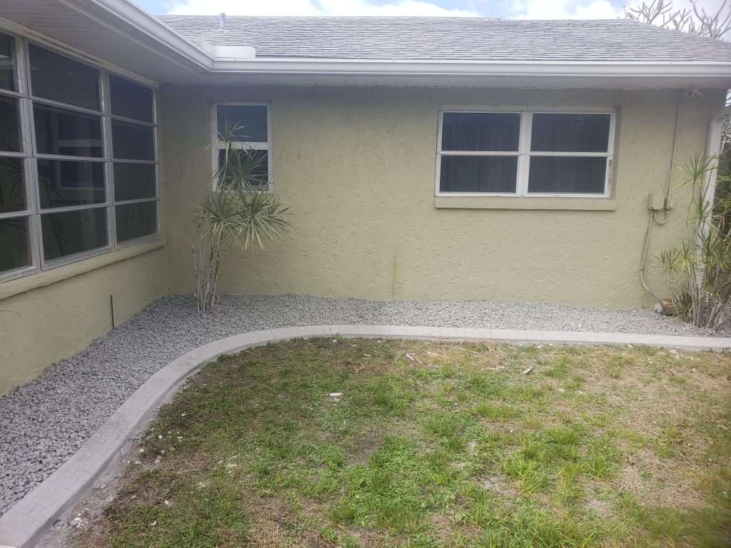 concrete curbing in the jockey club