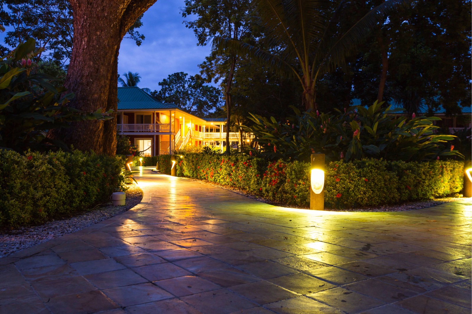 Landscape Design Boca Grande FL luxury front yard estate