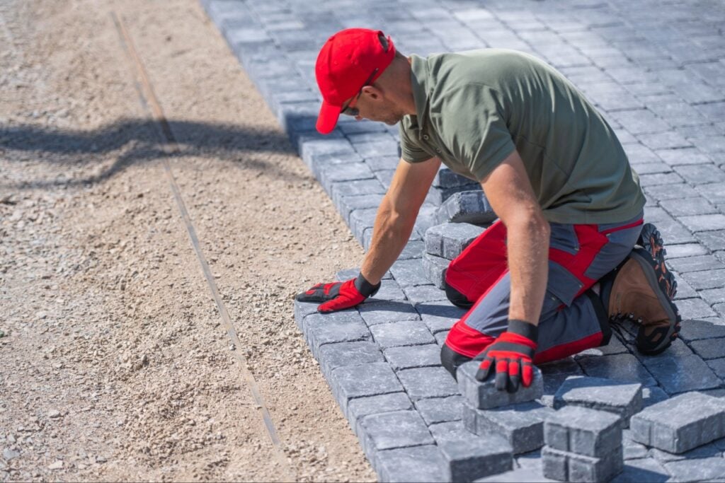 Paver installation in Port Charlotte