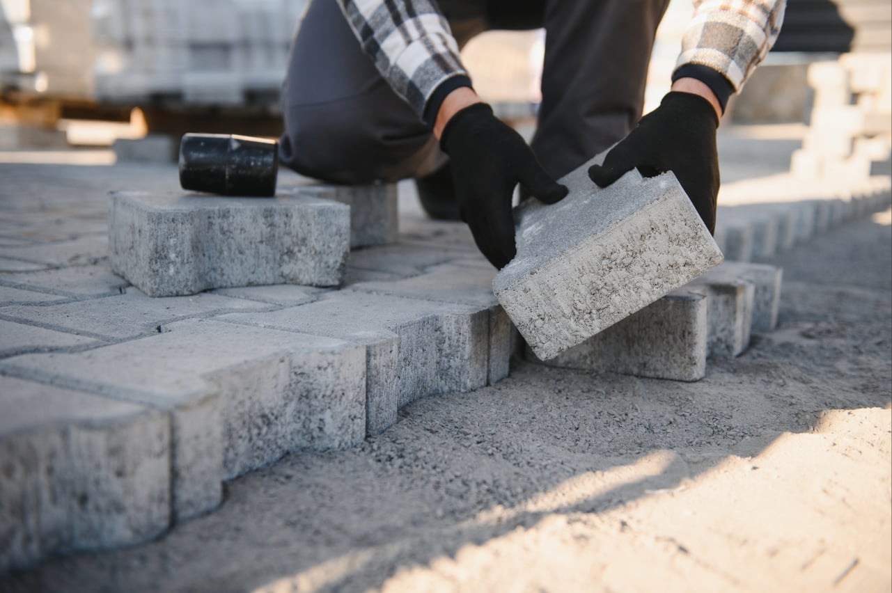 Paver installation in Port Charlotte