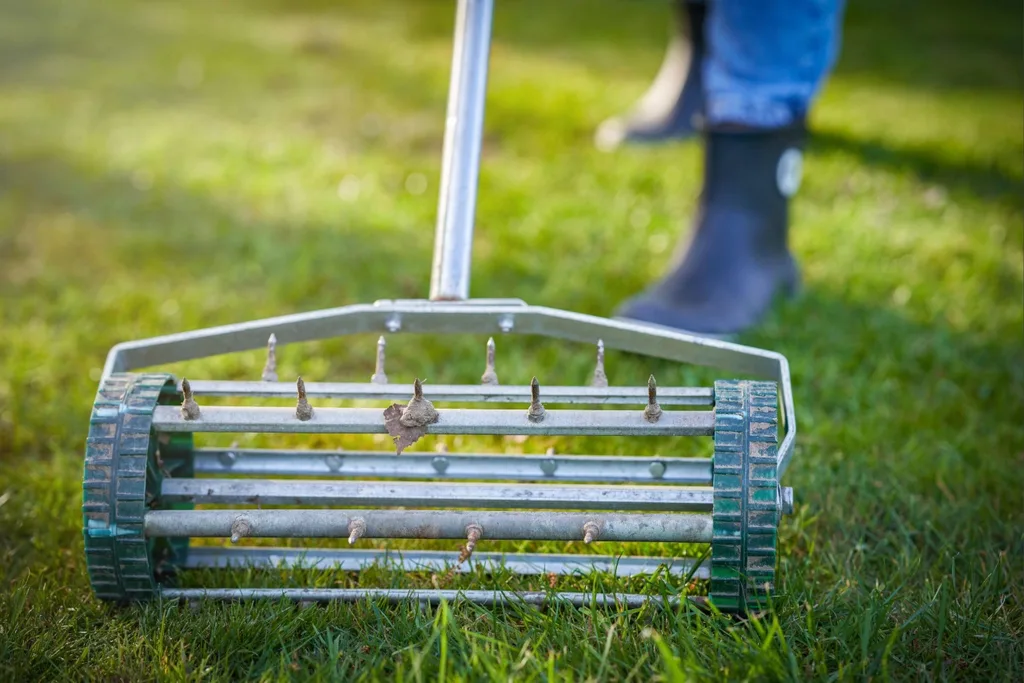 Core aeration for compacted lawn soil Florida