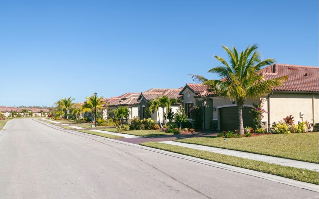 Healthy Florida lawn improving residential curb appeal