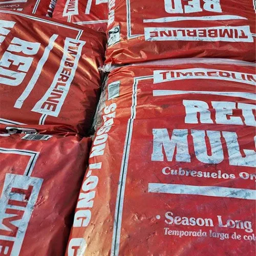 Red Mulch at Fine Design Landscape Supply in Port Charlotte